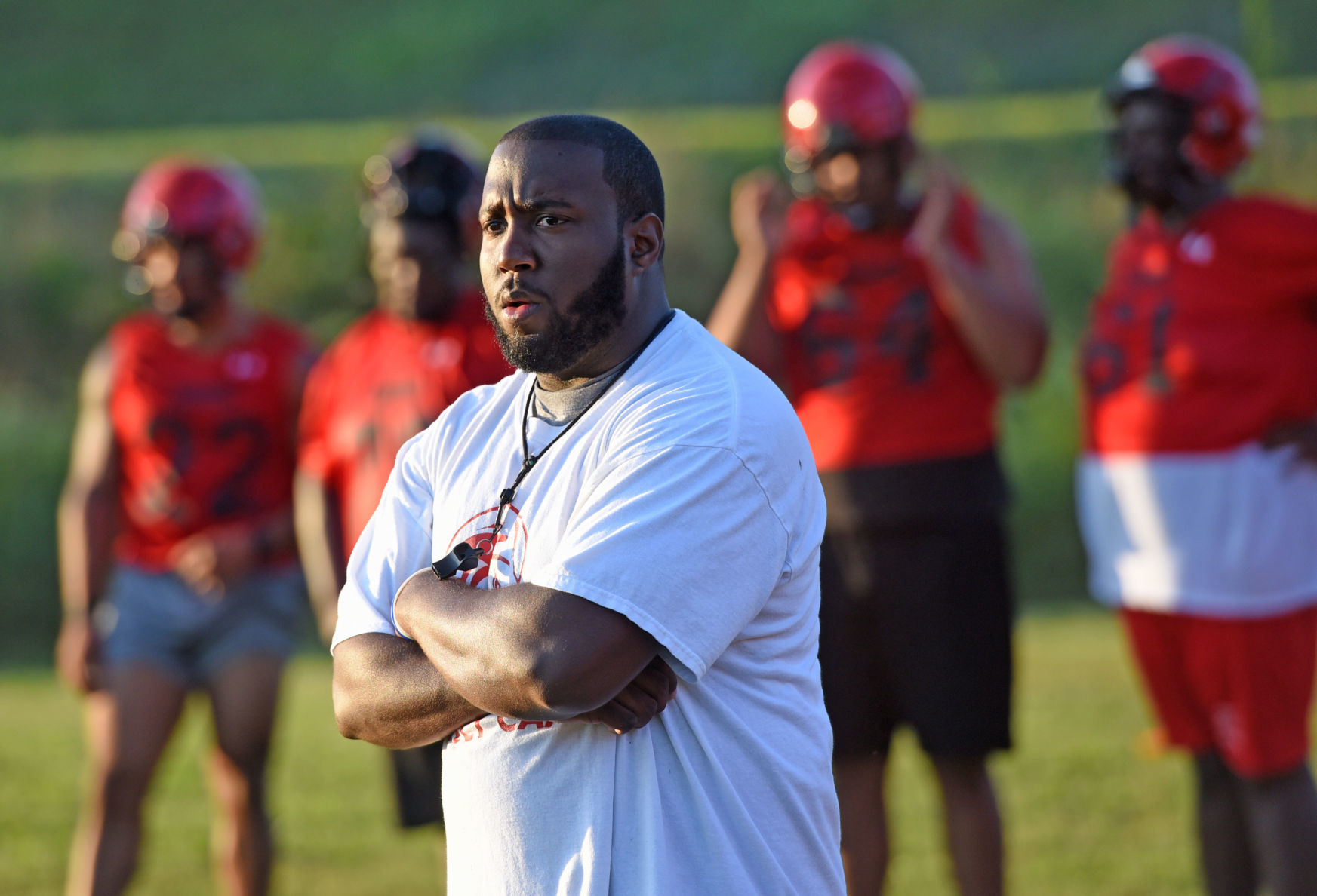 WSSU football first practice